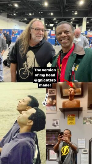 Phil LaMarr Instagram - First day of @ricomicconofficial was a BLAST! Getting to make new fan friends and getting to hang with great old friends like #staticshock creator Denys Cowan, VO Superstar Nolan North, Walking Dead Prod. & #PulpFiction FX genius Greg Nicotero and many more! #ricc2023 #comiccon #twd