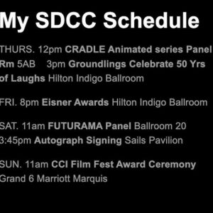 Phil LaMarr Instagram - Heading back to SAN DIEGO COMIC CON this week! Doing Groundlings, CRADLE & Futurama panels and Award shows!! #sdcc #eisners #groundlings #futurama
