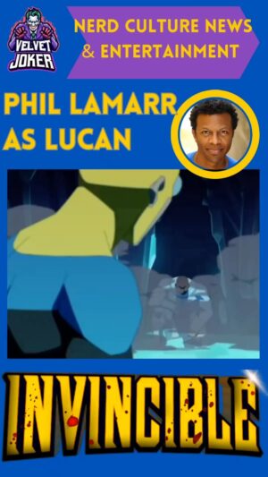Phil LaMarr Instagram - So psyched to finally get to be part of INVINCIBLE! One, ‘cause it’s great, and two, because I’m a huge @robert_kirkman_ comic fan!