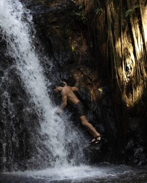 Phil Torres Instagram - Will climb and jump into a waterfall in the jungle, every time.

#costarica #monteverde #cloudforest #waterfall
