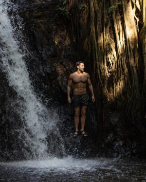 Phil Torres Instagram - Will climb and jump into a waterfall in the jungle, every time.

#costarica #monteverde #cloudforest #waterfall