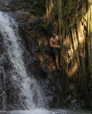 Phil Torres Instagram - Will climb and jump into a waterfall in the jungle, every time.

#costarica #monteverde #cloudforest #waterfall