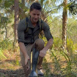 Phil Torres Instagram - As of last week I’ve officially filmed 50 episodes of #ExpeditionX for @discovery, with more on the way. It has been a dream (or in some locations, a bit of an exciting real-life nightmare!) to explore the world and tell the stories of these mysteries that have a bit of truth, science, history, and lore all intertwined.
I’ve seen and learned so much over these years. But, as you can see by the second slide, I apparently still haven’t learned that no matter what I plan for the day I *always* end up going into the deep water and should really wear my waders and not wellies out there in the swamps!