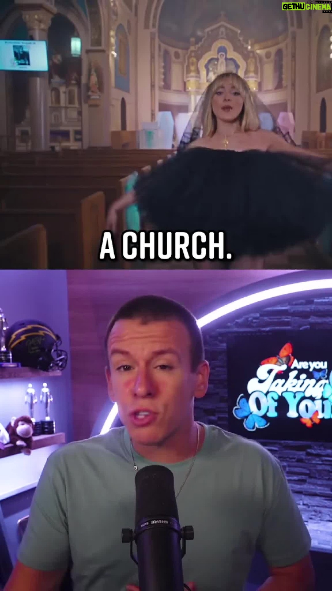 Philip DeFranco - 5.4K Likes - Priest Punished After Allowing Sabrina Carpenter Music Video to Film in Church #SabrinaCarpenter #DeFranco #Music #Entertainment