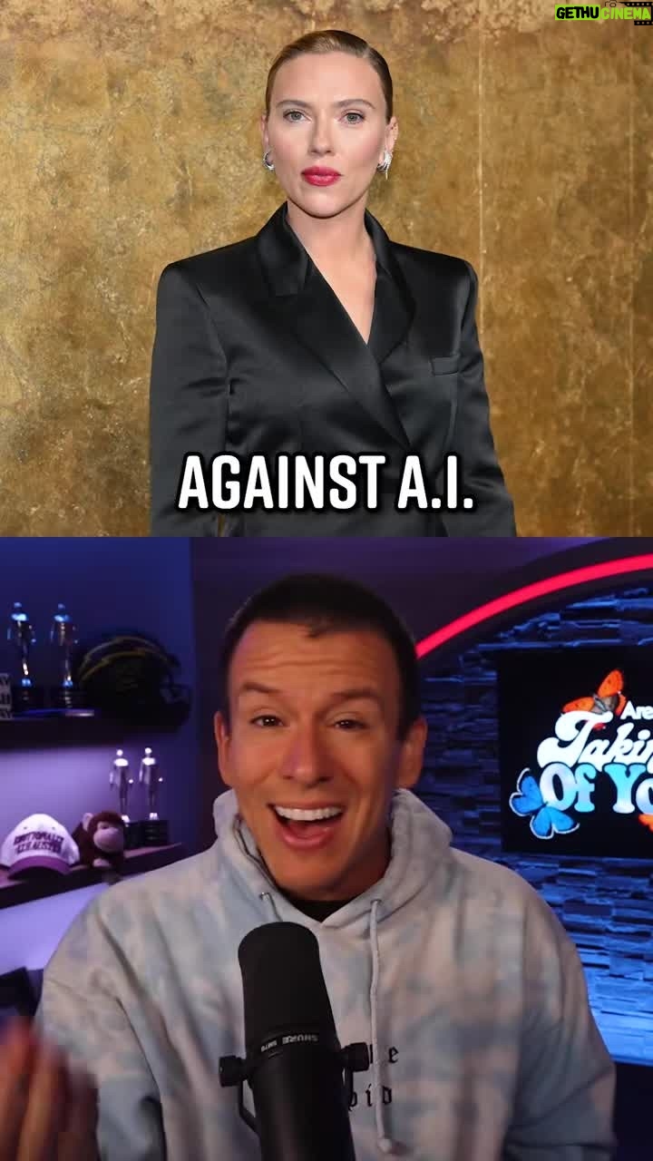 Philip DeFranco - 2.4K Likes - Scarlett Johansson Suing App For Turning Her into AI #AI #ScarlettJohansson #DeFranco #YearbookAI