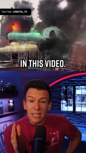 Philip DeFranco Instagram - Water Slide Explodes as Park Erupts in Flames #Fire #Explosion #Viral #WaterPark