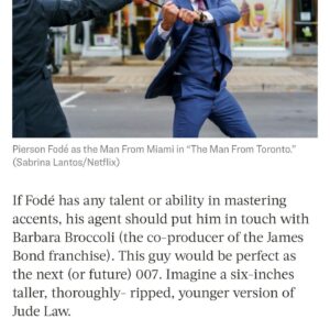 Pierson Fodé Instagram - You heard what @epochtimes said! Get Barbara on the phone stat! Thank you for the kind words, makes doing what you love so much better. I’ll work on my posh accent in the meantime #007