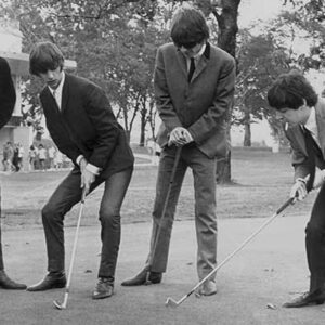 Pietro Fittipaldi Instagram - 2024 ➡️ 1964 

The drivers came together to recreate this photo the Beatles took at @brickyardgc⛳️