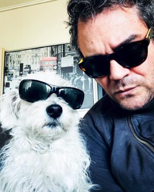 Pigmalion Dadakaridis Instagram - We are all gone die so lets have a laugh first ...Ricky Gervais quote.... #valebestfrienddog @kokkorisoptics