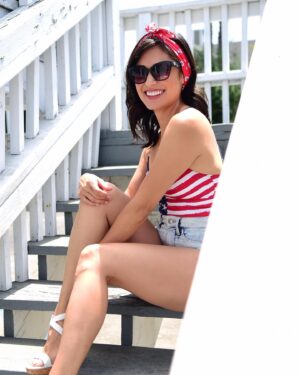 Pilar Holland Instagram - I’ve been thinking about this post for awhile now. I’ve had many conversations on what this 4th of July “should” signify, what to post about, or how to celebrate. The significance of this 4th of July for me is the freedom to continually have conversations with all the people in my life about all aspects and structures of our society, how to behave within them, and how to improve upon them. That is most certainly something I can celebrate, the freedom and openness to express our views and learn from each other. We all see the world through a different lense, we should be able to express our ideas and have an open dialogue without being attacked by either side. We shouldn’t be canceling each other out. When we shut each other out and put each other down, we can’t fix our country’s problems. If we can’t come together, how do we expect the rest of the world to? This year, I’m celebrating the America I envision for us all. #futureofamerica #futureisbright 
.
Watch @krystalmball and @esaagar on Rising @thehill on @youtube to see how it’s done. 🇺🇸 
.
Also, huge shoutout to @kevybaby_socal for these beautiful pics. You make my heart happy. Grateful and blessed to have you in my life. 📸💞
.
Be safe out there this weekend everyone. 😎