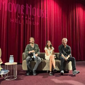 Pilou Asbæk Instagram - Thank you for having us @moviehousehellerup 

It’s always a blast talking about projects I’m proud of in front of a great crowd.