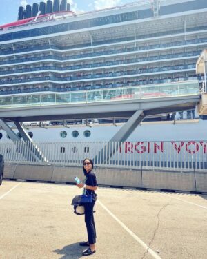 Pippa Bennett-Warner Instagram - Cruise Control 🛟
An ode to Her Ladyship, The Valiant Lady 🚢 

@virginvoyages @trendingtravel