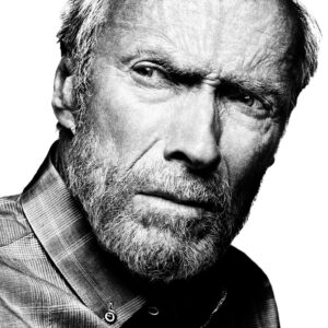 Platon Instagram - I remember watching A FIST FULL OF DOLLARS for the first time when I was a kid. My family had just arrived in London from Greece, where I grew up. Now, as an immigrant I felt isolated from the English culture and with a heavy Greek accent I struggled at school. Clint Eastwood’s outcast character represented hope for me—with Sergio Leone’s masterful direction and Ennio Morricone’s defiant soundtrack, I was given an imaginative alter universe. My parents bought me the soundtrack on vinyl and for days I would conjure up a dream world of adventures while playing Ennio’s music. To finally meet and photograph Clint Eastwood was an epic experience. He was in the middle of filming AMERICAN SNIPER so I visited him on set in LA. Clint was a total gentleman, kind, respectful, curious, and self-deprecating. I saw no evidence of the defiant and moody Dirty Harry character he had immortalized for some many years. As I focused my lens on his eyelash, a carpenter banged a nail into part of the set a few feet away, breaking our concentration. Clint’s charm momentarily slipped as he gave the set builder a hard stare—Dirty Harry was back, if only for 1/500th of a second—I caught it on film forevermore. Happy Birthday Clint Eastwood, I salute you.