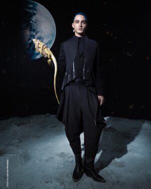 Pol Granch Instagram - @herdesmagazine 🌙🌚🌕
OUTTER SPACE 
Photographer: Yoye @yoye_photographer
Stylist: Carlos Marán @the.yummy
Makeup artist & Hair: Xisca Heba @xiscaheba for @kasteelartistmanagement using Mádara Organic Skincare, Living Proof España
Set design: Smarlen Almonte @smarlenasetdesigner
Style Assist: Carla Aparicio @carla0003
Photo Assist: Sofia Brunet @sofia_brunet
Set Assist: Brenda Cabrera @bren_cate
Retouching: Cristina García Valencia @cristina_gval
Special thanks: Animales con Talento @animalescontalento
