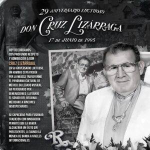 Poncho Lizarraga Instagram - Hoy recordamos a Don Cruz Lizárraga en su aniversario luctuoso. Un hombre que ha dejado un legado en la música de banda, cuyo legado seguimos llevando con orgullo, para que la música de banda se escuche en todos los rincones de la tierra. 🎺