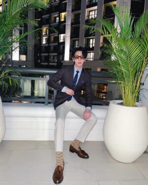 Poompat Iam-samang Instagram - suit up for rainy sunday traffic 🌧️🚦