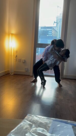 Poornitha Instagram - There are good days too😉 dancing with navya is always part of my great and happy days ❤️ P.S - the physical pain was real in the end 😂  #grateful #mentalhealthawareness #mentalhealthmatters #love #happiness