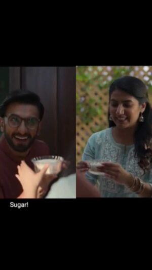 Poorti Arya Instagram - In Frame With The Rockstar ❤️ @ranveersingh 
Posted @withregram • @jiomartofficial Every day groceries and low prices are a perfect pair. Paiye 1kg cheeni sirf ₹9 mein. Shop on #JioMart now!