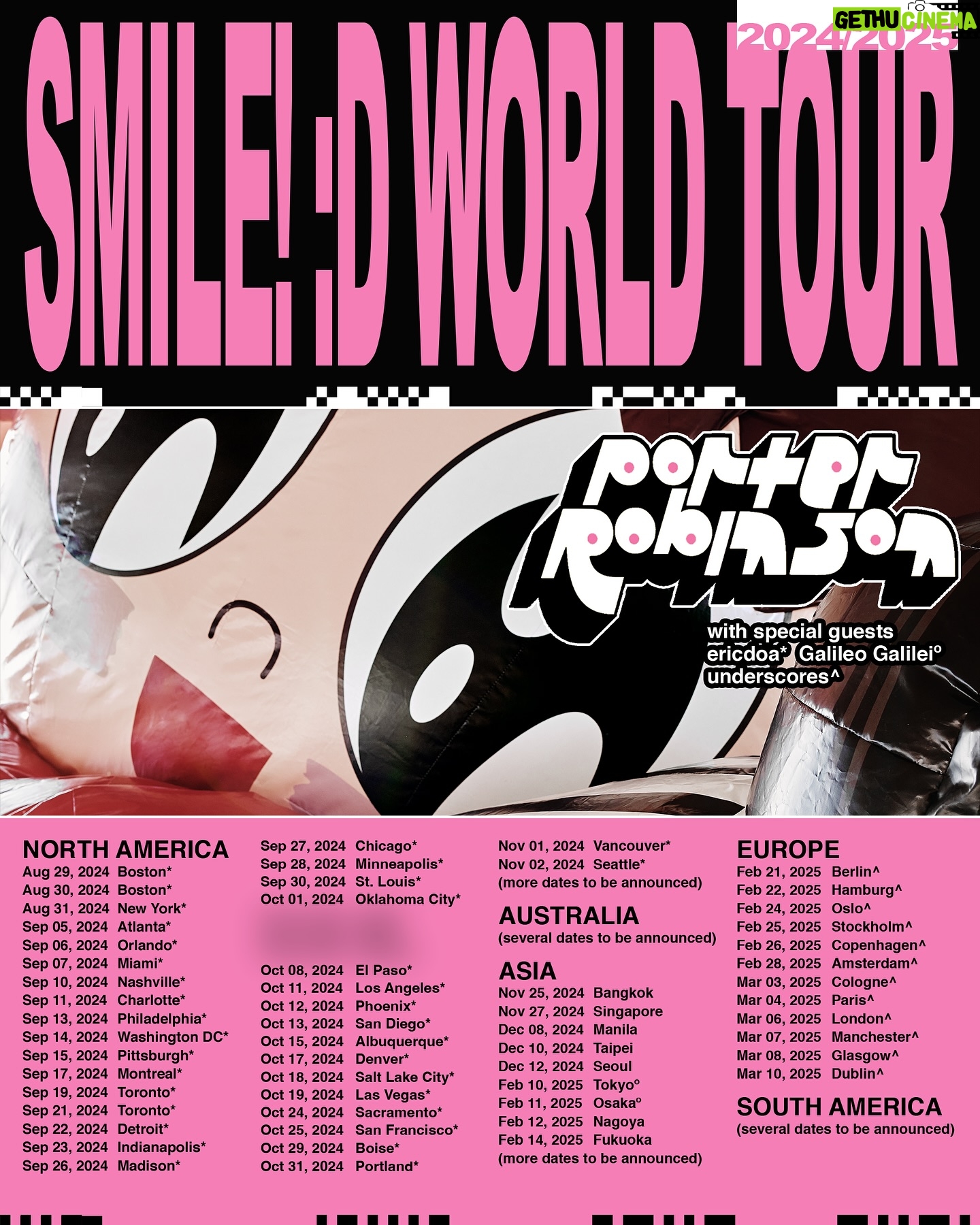 Porter Robinson - 67.6K Likes - ANNOUNCING THE “SMILE! :D WORLD TOUR” — MY FIRST EVER WORLD TOUR !! presale starts tuesday, signup link in bio: porterrobinson.com