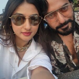 Prajwal Devaraj Instagram - A little bit more, everyday kanna!😘🧿 @prajwaldevaraj
.
#blessed #valentines #grateful