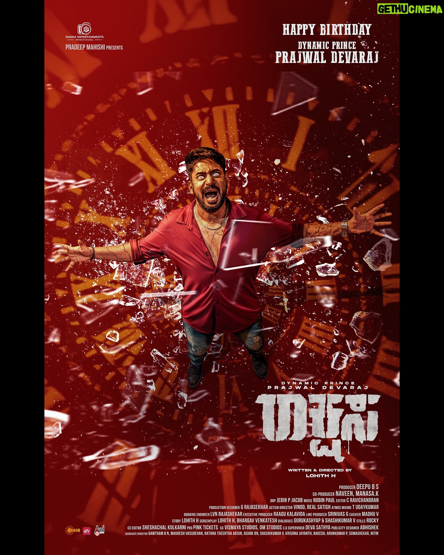 Prajwal Devaraj - 8.9K Likes - Unrighteous deeds is cursed
Presenting the First look of our #Rakshasha Movie
On the special occasion of Our hero Prajwal Devaraj sir’s Birthday
@prajwaldevaraj
@lohithhmanu @Ravishgowda’s
@jebinjacob_dp
@Ravichandran
@vinodhStuntchoreographer
@realsatish7
@udaytmixing