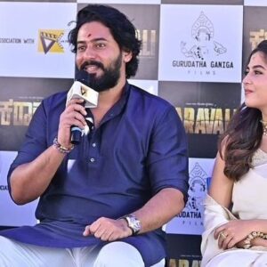 Prajwal Devaraj Instagram - We are delighted to share the joyous news that the auspicious muhurta ceremony for our film “Karavali” took place today. are thrilled to announce that principal photography for this cinematic journey  will commence on the 23rd of February. 

We would also like to express our heartfelt gratitude to the media and our dear friends for their unwavering support towards “Karavali.” Your encouragement and assistance have been invaluable to us.