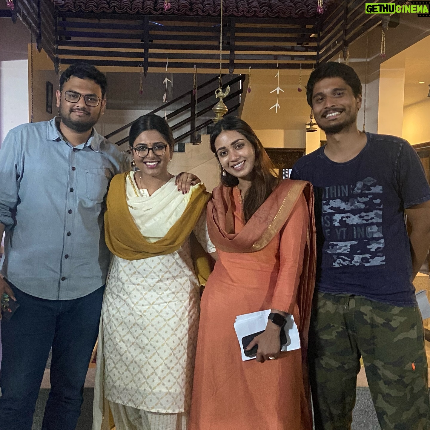 Praneeta Patnaik - 2.3K Likes - Memories of Paruvu
1. In between shots with @nagababuofficial sir while shooting the most serious scene.
2. Caught in action while prepping with him.
3. BTS while shooting the famous “Dolly-Swathi” encounter with my directors and @nivethapethuraj
4. First day of shoot where I didn’t sleep for 48 hours. Look at my swollen eyes.
5. Right after Swathi encounters Kalloji.
6. You know when this will come after you watch the series.
7. One of the sweetest people I’ve ever met - @sushmitakonidela ma’am.
8. Sudheer and Swathi in an alternate universe.
9. Moi boiz @siddharth_vox and @rajashekarvadlapati
10. Look test of Swathi.
It’s a bitter sweet feeling, bitter because the shoot is finished,, sweet because you all get to see what we made.
Thank you for your love towards our show and Swathi. This is what truly keeps us going.
Those who didn’t watch, please watch PARUVU right away on @zee5telugu.
