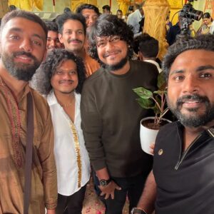 Prankster Rahul Instagram - Happy Married life my dear @venky_iyer bro May God bless u both of u and My nanbas @vijaytvpugazh @chakaravarthyvarun @kkriders @pranksterazar_official