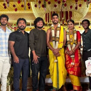 Prankster Rahul Instagram - Happy Married life my dear @venky_iyer bro May God bless u both of u and My nanbas @vijaytvpugazh @chakaravarthyvarun @kkriders @pranksterazar_official