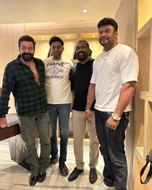 Prem Instagram - Thank u so much @kvn.productions @darshanthoogudeepashrinivas @duttsanjay @rakshitha__official love u all 🙏🙏🙏❤️❤️❤️