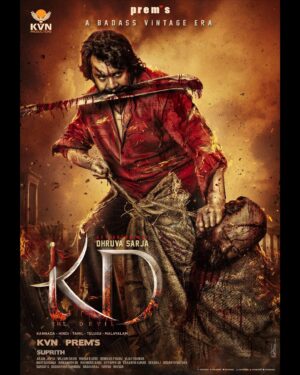Prem Instagram - #KDTitleTeaser in all languages.

Shower your love and blessings.

Kannada: https://youtu.be/dj7BEXmgwuM
Hindi: https://youtu.be/UvTqItKCKjQ
Tamil: https://youtu.be/jbvtgzGcHQg
Telugu: https://youtu.be/200xxR4A0ik
Malayalam: https://youtu.be/7tVf6jTJKwM

@KvnProductions @dhruva_sarjaa @arjun_janya_musician @suprith.ts
#KDTitleTeaser #KVNProductions #Prems #DhruvaSarja #Arjunjanya