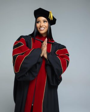 Pretty Vee Instagram - From now on , Address Me As Dr.Excell 🎓🤩
I am Very honored &  blessed to receive my First Honorary Doctoral In Humanitarianism! ✨

Thank You Jesus, Mother,Family, Friends For Always Supporting Me Through It All! 
This Moment Right Here Is ALL GOD…. 
Thank You Global International Alliance for acknowledging my philanthropy efforts! 
The Bible says the blessings of the Lord maketh rich and addeth no sorrows, Today I honor God for every blessing he’s bestowed upon my life. I pray he continues to guide me and lead me to walk in obedience so I will eat the good of the land. I thank him today for the fruits of the spirit showing up right in front of my very eyes. 

Thank You All, For Always Rooting for Me🫶🏼
I Love You💋

MUA: @picaasso 

📸: @sterlingpics