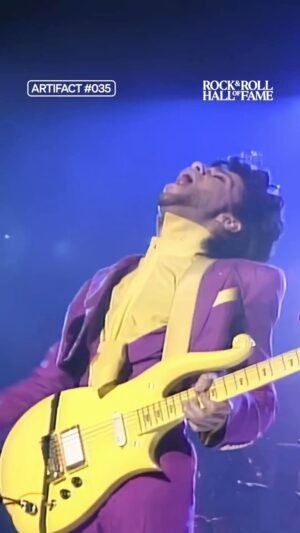 Prince Instagram - Prince Electric Cloud #2 Blue Angel Guitar, 1984 | Known for his incendiary live performance, @prince used this guitar, arguably his most indispensable Cloud guitar, on numerous significant occasions. It was created for and used throughout the Purple Rain tour, as well as the Parade, Sign O’ the Times, Lovesexy, and Diamonds and Pearls tours. Originally painted white, the guitar was refinished several times and has also been peach, light blue, and yellow. Prince was inducted into the Rock Hall in 2004. Learn more about Prince, and other legendary artists, at the Rock & Roll Hall of Fame Museum.

Guitar created by @rusanoriginal