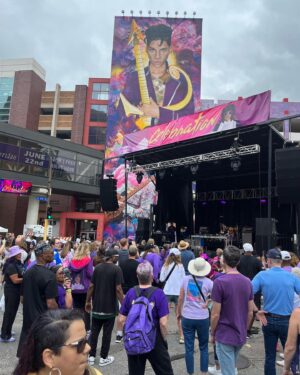 Prince Instagram - PRINCE CELEBRATION 2024 BLOCK PARTY ☔️☔️ IT’S ONLY RIGHT THAT WE DO IT IN THE RAIN 🎯🎸💜 WE LOVE YOU PRINCE 💜