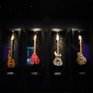 Prince Instagram - Featured here are 4 of the guitars on display in The Lovesexy Room at Paisley Park, which currently serves as The Foundations Room. Here you can not only see these amazing pieces, but you can watch a video which gives you an in-depth glimpse into Prince’s early years in Minneapolis. Tour tickets are available at: paisleypark.com/tickets #paisleypark #prince4ever