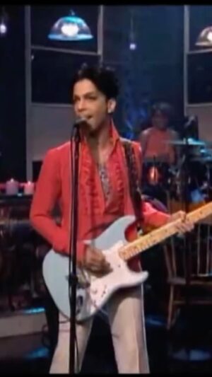 Prince Instagram - On this day in 2008, Prince appeared on The Tonight Show with Jay Leno to perform the unreleased “Turn Me Loose.” The number was tentatively planned as part of his upcoming triple album Lotusflow3r, but removed before the set’s official release in 2009. Prince performed two additional songs for the audience, “Guitar” and “1999,” but neither aired and both later appeared on Prince’s promotional Lotusflow3r.com website.