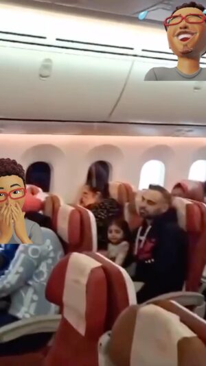 Prince Thompson Iyamu Instagram - AIR INDIA FLIGHT. Wonders will never end. And some of my people thought our beautiful Naija was bad......My people Naija Dey fully blessed ooh. Can only imagine what could have happened if this was a Nigerian own flight.*😂 That will never happen.

This page does not support violence.