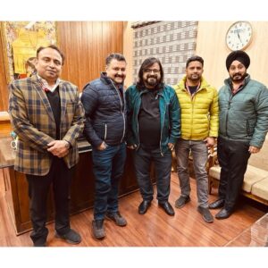 Pritam Chakraborty Instagram - Every visit to Vaishno Devi Ma, is always a soulful experience. Ending the year with her blessings 😇 Gratitude 🙏 

Heartfelt thank you to Dr. Sunil Sharma, Shri Ajay Salaan and the members of the Vaishno Devi Shrine Board Katra for their warm hospitality.
 
I also had the privilege of meeting the Director of Jammu and Kashmir Tourism - Mr. Vivekananda Rai at the airport. The conversation with him was very insightful and we dwelled into various topics.

Lastly id like to thank Justice Adnan Syed for being so kind all the time.