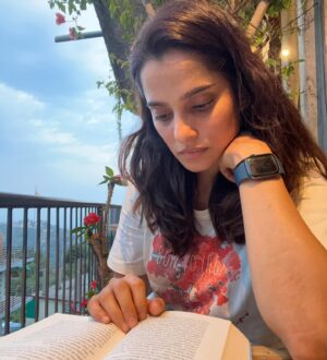 Priya Bapat Instagram - Day 3 - was spent relaxing and reading. I realized it was World Reading Day yesterday by the end of the day. What a beautiful coincidence that I spent the entire day immersed in a novel. I took small walks around the town, enjoying my current favorite novel. In the evening visited a tea estate, where the rain was absolutely wild. I got drenched and ran around the trees for shelter, it was so much fun! The night was cold and quiet. Having a little madness in life is truly refreshing.