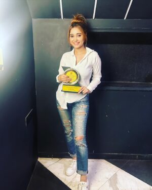 Priya Mishra Instagram - Best experimental short film award 
 
Film - MANNEQUIN 
 
Best lead actress short film award  mannequin - PRIYA MISHRA 😍🏆 

Special thanks to -FILMFARE INDIA INTERNATIONAL FILM FESTIVAL 

my team , my director- NADEEM ANSARI  @n.a_pictures11 , my Co actor-  AKHIL ATISHAY @atishayakhil 
 
All I hve to say that this award is a testament to the hard work and dedication that I hve put into my craft , and sure it will inspire me to continue to improve my self , once again thnks to all of u , this award is really means so much to me 😇🙏🏻🙏🏻❤️❤️