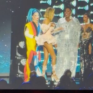 Priyanka Instagram - In NYC doing the Met Gala theme right to present at the @GLAAD awards! 

I only said one unhinged thing and it was: 

“I could have been arrested for doing drag in the US which means I wouldn’t be able to work in the US ever again….how would you SURVIVE without me America!?!?“

living the “fairytale” fantasy, and I wouldn’t have it any other way! 

Season 4 @werehere airs every friday at 9pm/et on @hbo @streamonmax @cravecanada starring @latriceroyale @sashavelour @jaidaessencehall and me, @thequeenpriyanka! 

photos @seekaxiom 
photo assistant / ryan’s lover @artificialsugardaddy 
makeup @callitodeh 
outfit @starkerscorsetry 
shoe @stevemadden 

#werehere #hbo @humanbyorientation #rupaulsdragrace #canadasdragrace #metgala #newyork #glaadawards