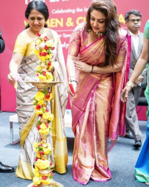 Priyanka Upendra Instagram - Such a pleasure to inaugurate the Women and Children’s Wing at Sparsh Hospital Rajarajeshwari Nagar, Bengaluru today. Congratulations to everyone that took part in today’s event- it was truly memorable and magical!  @sparshhospitals