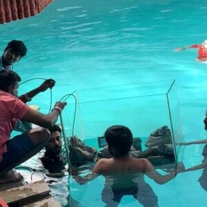 Pruthvi Ambaar Instagram - Making of underwater Sequence #foregistration 
#pruthviambaar #sandalwood