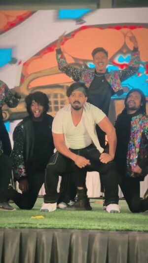 Pruthvi Ambaar Instagram - Performance for Karabu #actionprincedhruvasarja 
@murali_choreographer 
#pruthviambaar #dancemonth