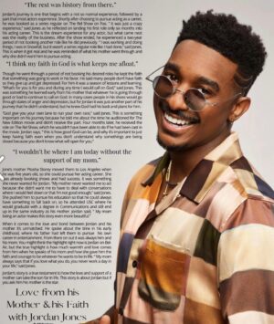 Ptosha Storey Instagram - Awwh ! Thank you son @jordanljones . I love you so much 💕✨Keep Shining!!!✨Shout out to @theofficialblackmagazine for a great article, thank you . God is … 🙏🏾

#Bel-Air 
#Jazz
#nowstreaming
#peacock 
#amotherslove
#proudmom
#callgod📞