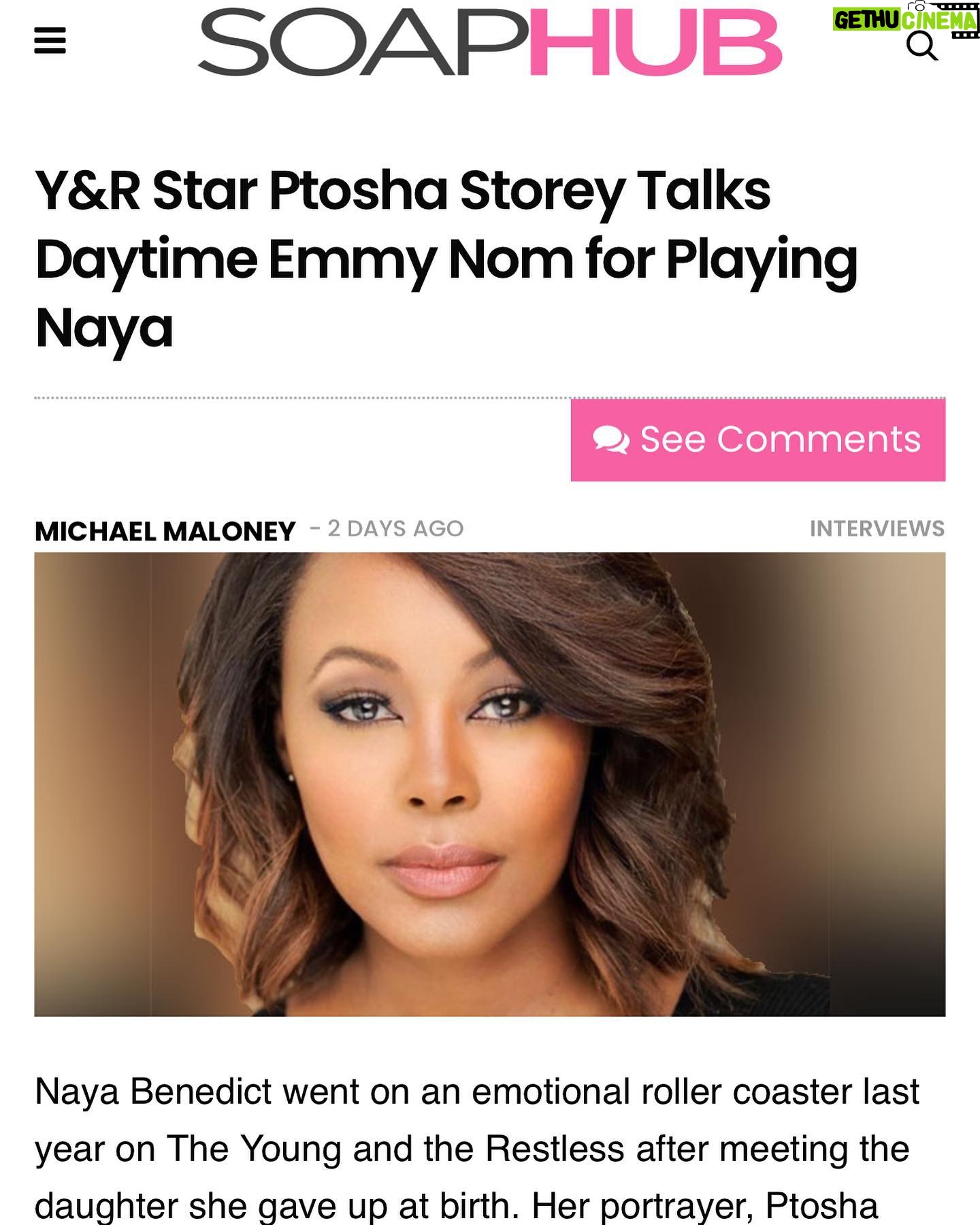 Ptosha Storey - 482 Likes - A huge THANK YOU to @michaeljmaloney @soaphub for a great interview . I Enjoyed my time with you . Truly felt the love! šš¾ššš¾ ( swipe)
Read moreā>
https://soaphub.com/interviews/yr-star-ptosha-storey-talks-daytime-emmy-nom-for-playing-naya/
#youngandtherestlesscbs
#soaphub
#naya
#emmys
#emmynominated
