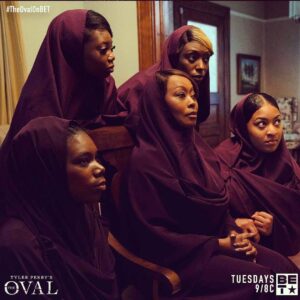 Ptosha Storey Instagram - “ Lawd….Nancy!!!! “ 🤦🏽‍♀️ 
TOMORROW , The Oval on BET 9/8c @theovalonbet 🗣Watch It Live!!!! 🍿🍾🥤🎬

#TheOvalOnBET
#TheOvalSeason4
#TheOvalBET
#TylerPerry
#TylerPerrysTheOval
#bet