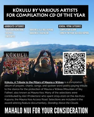 Pua Case Instagram - Aloha Kākou, The NĀ HŌKŪ HANOHANO Awards Final Ballot is out. Mahalo to all HARA members who voted for Ala Hulu Kupuna in the preliminary round. MKEA is asking for your consideration in voting for KŪKULU for Compilation CD of the Year. KŪKULU was a labor of love for all of the musicians, chanters and individuals who contributed to this project dedicated to the Pillars of Mauna a Wākea. Selections including Ala Hulu Kupuna are featured in our award winning film, Standing Above the Clouds. KŪKULU can be purchased on all social media platforms and @mkea.info. All proceeds are donated to the efforts to protect Mauna Kea. Follow Mkea.info for more information on this CD and all other Mauna Kea Education and Awareness projects. I ke piko o ke aloha no ka mauna, a kākou e holomua ai.