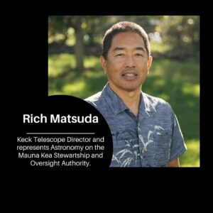 Pua Case Instagram - I have nothing but Aloha for the new Keck Director who is local and from Waimea, but nevertheless the TMT will never be built on Mauna Kea. Please submit your testimony to let our voices and commitment to the protection of Mauna Kea  be seen, heard and felt by all. Mahalo. Repost from @healanipale
•
YOU CAN STULL TURN IT IN LATE IT WILL BE MARKED LATE.
Mauna Kea needs your help please submit testimony today to the University of California Board of Regents ACADEMIC AND STUDENT AFFAIRS COMMITTEE.  They will be holding a meeting on March 20th to discuss TMT and Mauna Kea and the “progress” made with the Hawaiian community with the help of their Keck Director.

Suggested testimony (say in own words):

Aloha. 
Please divest from TMT. 
TMT will never be built on Mauna Kea. 
We DO NOT CONSENT. 

 We are just as prepared to stop TMT in 2024, 2026 or any other time as we were in 2019, 2015, 2014 and every other time.  Mauna Kea is sacred and we will defend it.  Period. 
 
There is no “just and shared solution to the role of astronomy in Hawaii” that includes TMT. 

NO FURTHER DEVELOPMENT of Mauna Kea is possible.  Now or ever. 

UC needs to respect Indigenous Peoples of Hawaii and all the lands it sits upon. 

UC should divest from this telescope entirely.  Use the money to take care of its own people.  Forget competitive science, and refocus on real learning and knowledge that does not require destruction of the Earth. 

Thank you for this opportunity.

Aloha

(your signature)

#AoleTMT #ProtectMaunaKea #kukiaimauna