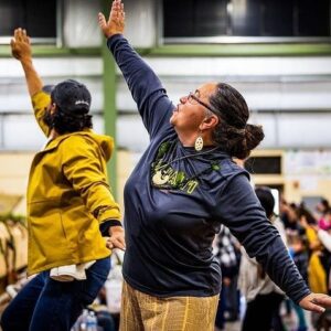 Pua Case Instagram - This year we begin to offer wa'a chants and dances from our hālau repertoire to schools and community. Mahalo for having me, @kanuokaaina Repost from @kanuokaaina
•
Ia waʻa nui, ia waʻa liʻiliʻi✨

Mahalo piha to Aunty Pua Case (@puacase) for coming and sharing ʻike, moʻolelo, and the hula to “Ia Waʻa Nui,” an empowering and beautiful oli a hula waʻa! 

Not just our haumāna and kumu, but all those whoʻve joined us on this day have added this ʻike waiwai to their ʻumeke kāʻeo✨

pc📸: Kauila Niheu, staff.